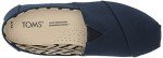 TOMS Men's Alpargata Espadrille Loafer Flat, Navy Recycled Cotton Canvas, 12