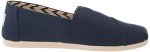 TOMS Men's Alpargata Espadrille Loafer Flat, Navy Recycled Cotton Canvas, 12
