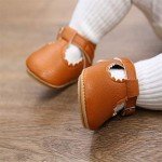 RVROVIC Toddler Sparkly Mary Jane Moccasins