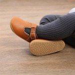 RVROVIC Toddler Sparkly Mary Jane Moccasins