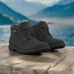 Rockport mens Storm Surge Water Proof Plain Toe chukka boots, Black, 8.5 US