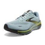 Brooks Men’s Adrenaline GTS 23 Supportive Running Shoe - Cloud Blue/Goblin Blue/Lime - 9 Medium