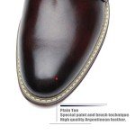 La Milano Men's Leather Double Monk Strap Loafers