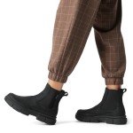 SOREL Women's Explorer STRT Chelsea Boot - Black, Black - 7.5