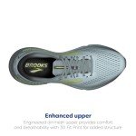 Brooks Men’s Adrenaline GTS 23 Supportive Running Shoe - Cloud Blue/Goblin Blue/Lime - 9 Medium