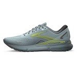 Brooks Men’s Adrenaline GTS 23 Supportive Running Shoe - Cloud Blue/Goblin Blue/Lime - 9 Medium