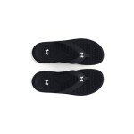 Under Armour Men's Ignite Pro Flip Flop, (001) Black/Black/White, 10, US