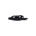 Under Armour Men's Ignite Pro Flip Flop, (001) Black/Black/White, 10, US