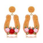 Stylish Horse-Themed Earrings for Derby Fans