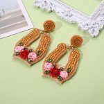 Stylish Horse-Themed Earrings for Derby Fans