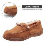 LA PLAGE Men's Plush Moccasin Casual Shoes - Brown