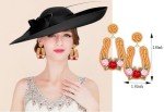 Stylish Horse-Themed Earrings for Derby Fans
