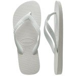 Havaianas Men's White Top Flip Flops 11-12