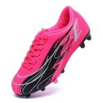 Kids' Hanani Soccer Cleats - Black/Pink Unisex