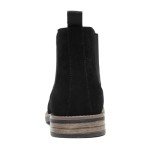 Casual Black Chelsea Boots for Men, Slip-On