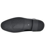 Bruno Marc Men's Black Dress Oxfords - 14 Wide