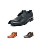 Bruno Marc Men's Black Dress Oxfords - 14 Wide
