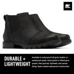 Sorel Emelie Chelsea Waterproof Boots - Black