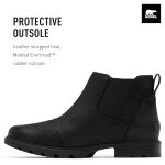 Sorel Emelie Chelsea Waterproof Boots - Black