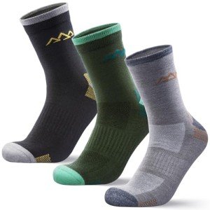 Merino Wool Hiking Socks for Men - 3 Pack
