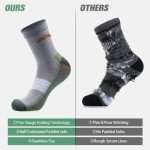 Merino Wool Hiking Socks for Men - 3 Pack