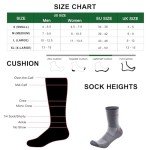 Merino Wool Hiking Socks for Men - 3 Pack