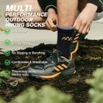 Merino Wool Hiking Socks for Men - 3 Pack