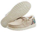 Hey Dude Wendy Funk Beige Wool Slip-On Loafers