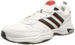 adidas Men's Strutter Wide Fit Classic Lifestyle Sneakers Shoes,ftwr White/core Black/active Red, 7.5 M US Wide