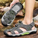 Men's Waterproof Hiking Sport Sandals - Green
