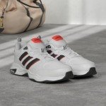 adidas Men's Strutter Wide Fit Classic Lifestyle Sneakers Shoes,ftwr White/core Black/active Red, 7.5 M US Wide