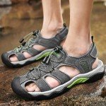 Men's Waterproof Hiking Sport Sandals - Green