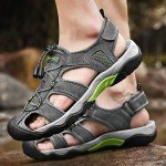 Men's Waterproof Hiking Sport Sandals - Green