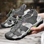 Men's Waterproof Hiking Sport Sandals - Green