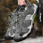 Men's Waterproof Hiking Sport Sandals - Green