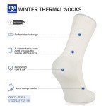 Closemate Men's Thick Thermal Winter Crew Socks
