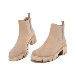 Juliet Holy Men's Chunky Block Heel Ankle Boots