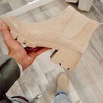 Juliet Holy Men's Chunky Block Heel Ankle Boots