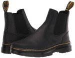 Dr. Martens Unisex Embury Chelsea Boot, Black Wyoming, 12 Women/11 Men