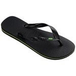 Havaianas Men's Brazil Flip Flop Sandal, Black, 9-10 M US