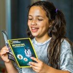 NATIONAL GEOGRAPHIC Dual LED Kids Microscope - 50+ pc Science Kit with 10 Prepared Slides & 10 DIY Blank Slides, Biology Experiment Activity, Microscope Kit for Kids 8-12 (Amazon Exclusive)