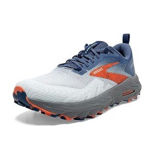 Brooks Men’s Cascadia 17 Trail Running Shoe - Blue/Navy/Firecracker - 9.5 Medium