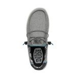 Hey Dude Men's Wally H2O Graphite Size 12 | Men's Shoes | Men Slip-on Loafers | Comfortable & Light-Weight