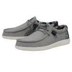 Hey Dude Men's Wally H2O Graphite Size 12 | Men's Shoes | Men Slip-on Loafers | Comfortable & Light-Weight