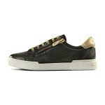 JATAREA Women's Fashion Sneakers Shoes| Lifestyle Travel Sneakers - Tara Black&Gold 8
