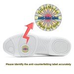 GlideMoves Cheer Shoes Girls Varsity Cheerleading Team Sports Dancing Training Sneakers Youth Adult Size Women 11 Men 10.5 White 44