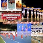 GlideMoves Cheer Shoes Girls Varsity Cheerleading Team Sports Dancing Training Sneakers Youth Adult Size Women 11 Men 10.5 White 44