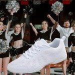 GlideMoves Cheer Shoes Girls Varsity Cheerleading Team Sports Dancing Training Sneakers Youth Adult Size Women 11 Men 10.5 White 44