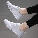 GlideMoves Cheer Shoes Girls Varsity Cheerleading Team Sports Dancing Training Sneakers Youth Adult Size Women 11 Men 10.5 White 44