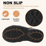 ziitop Womens Outdoor Walking Sandals Open Toe Arch Support Trail Hiking Sandals Adjustable Velcro Sport Sandals Water Shoes
